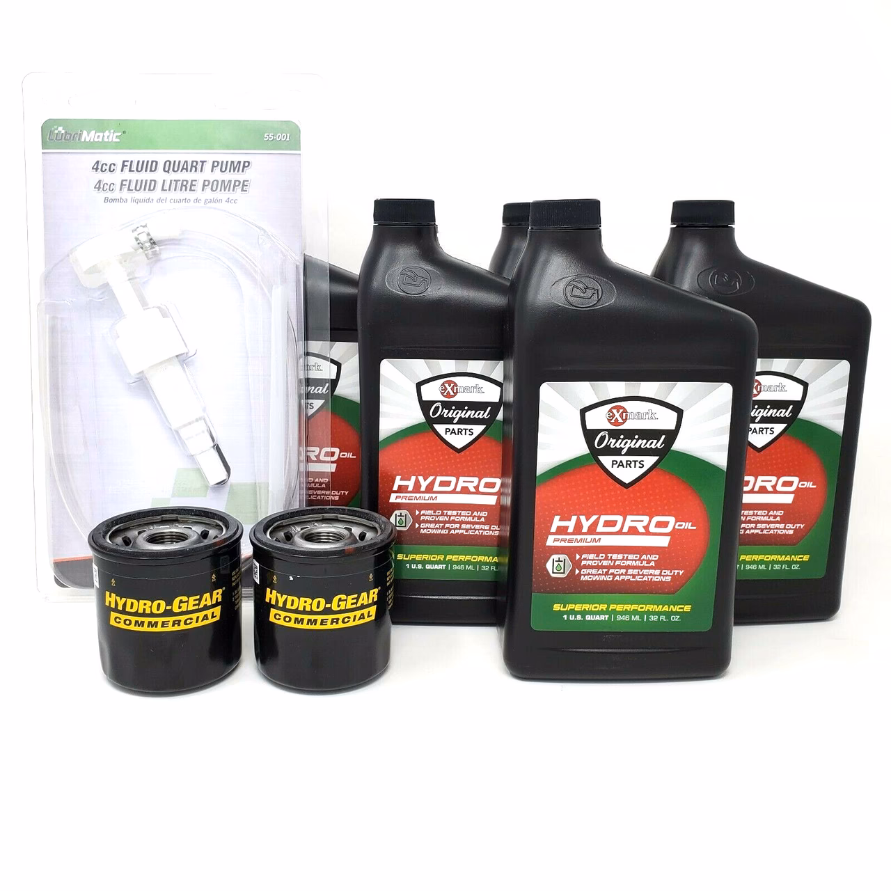 Why does ExMark use synthetic oil instead of Hydro Oil?