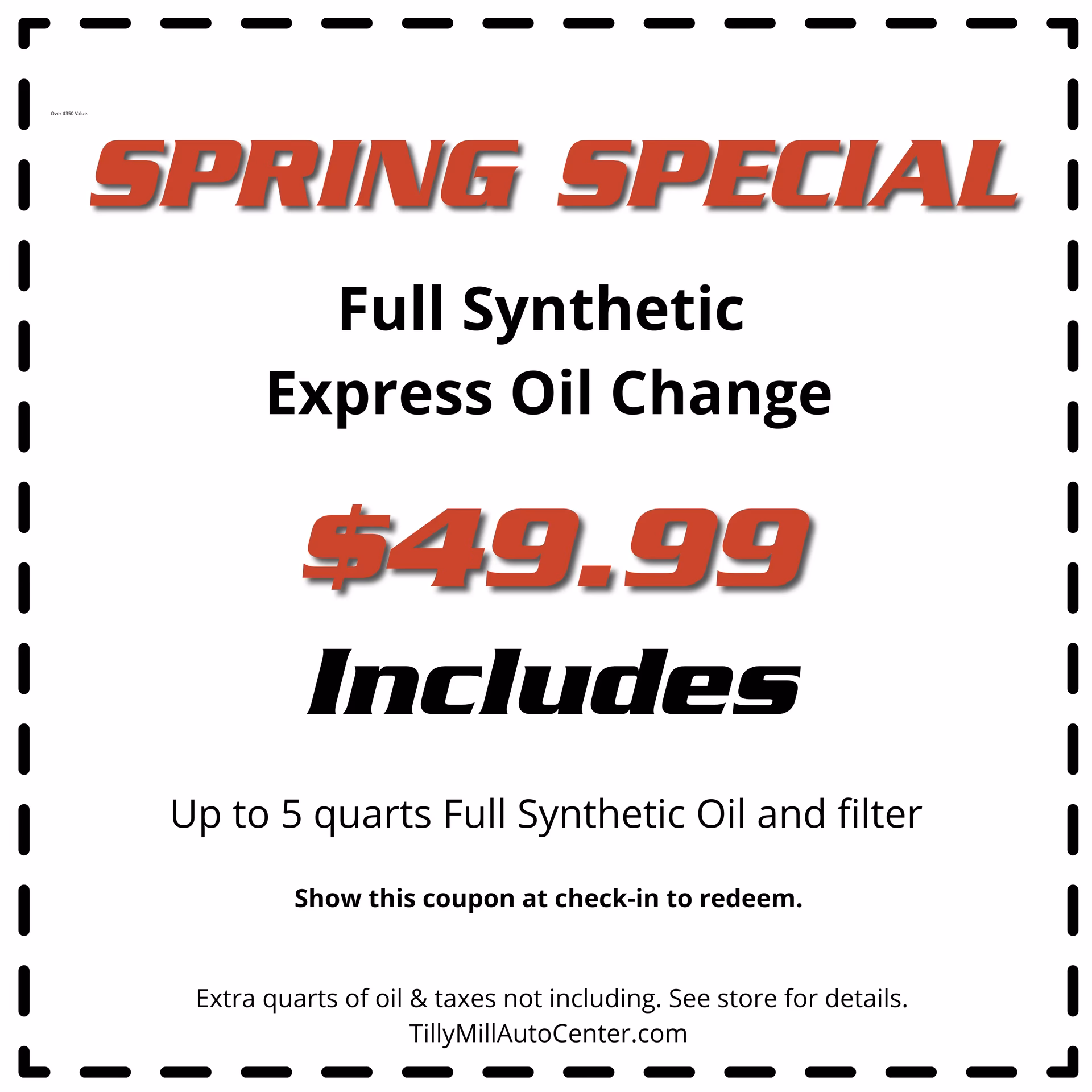 How to save money on oil change at Express Oil Change?
