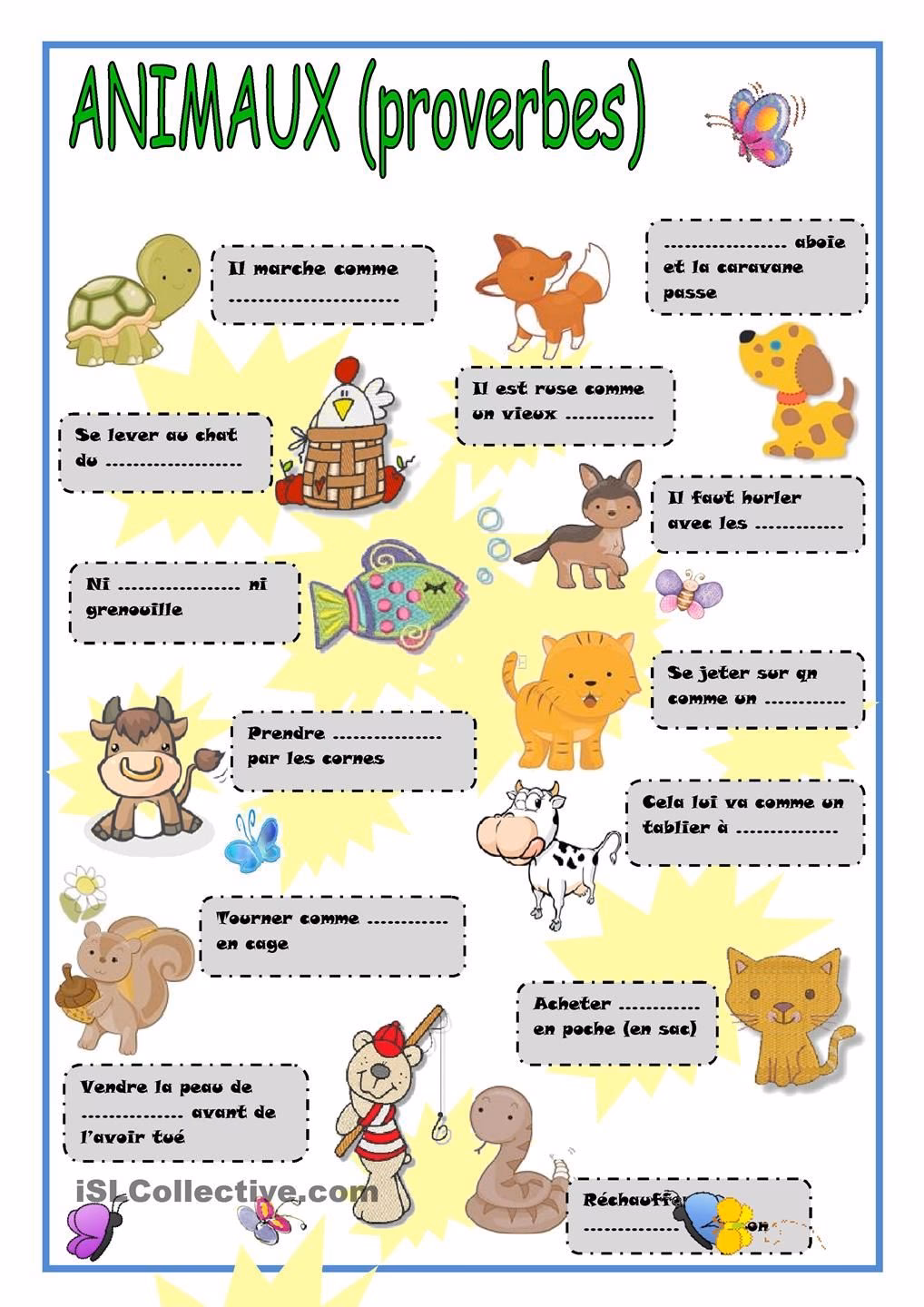 Quelle est la signification des expressions idiomatiques françaises inspirées des animaux ?