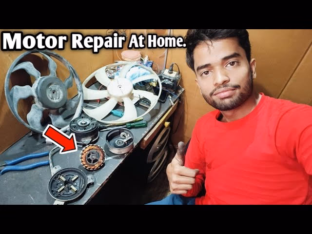How to replace a fan motor?