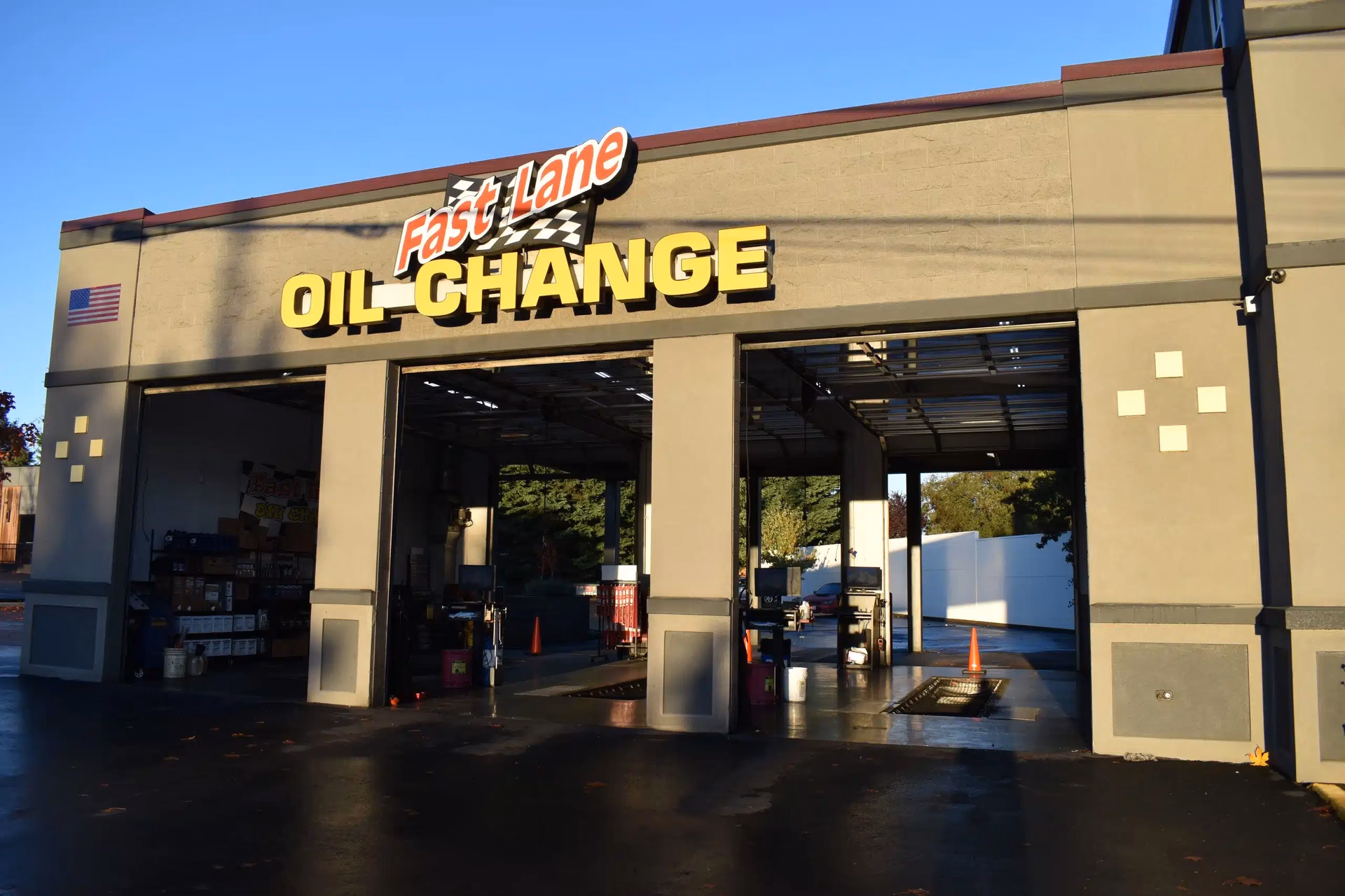 Who is fast lane express Lube shop?