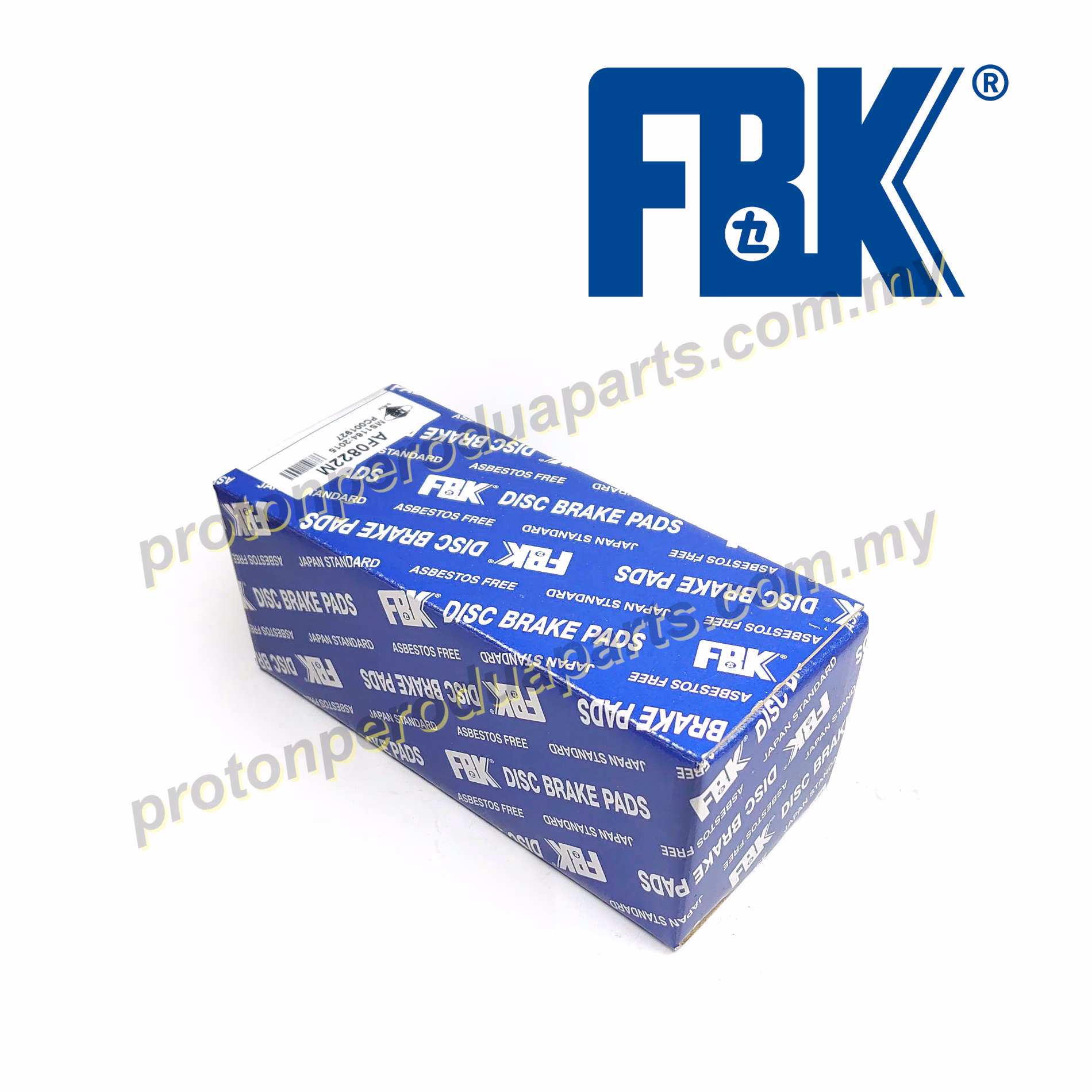 How does a hydraulically applied brake pad work?