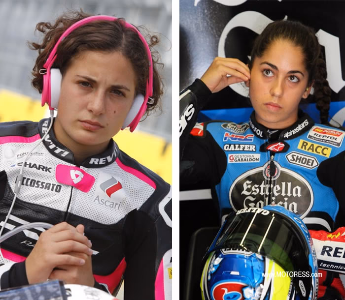 Who is the first woman to score a point in Moto3?