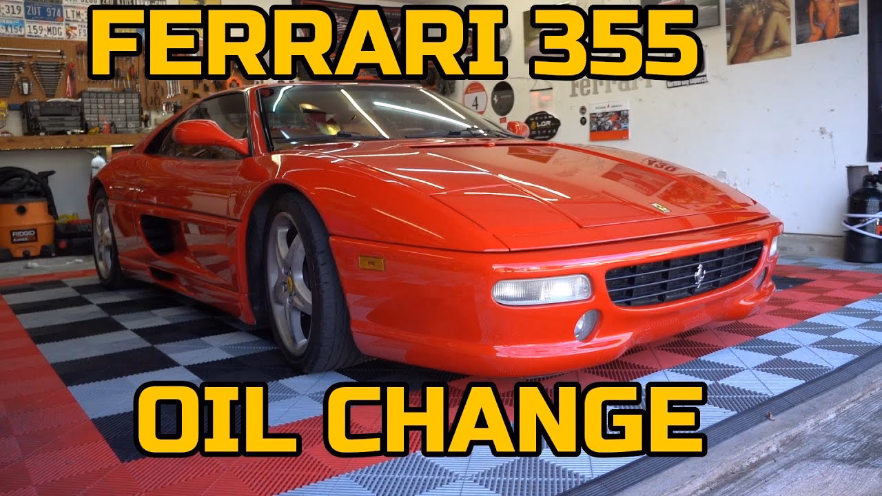 How much does a 355 spider oil change cost?