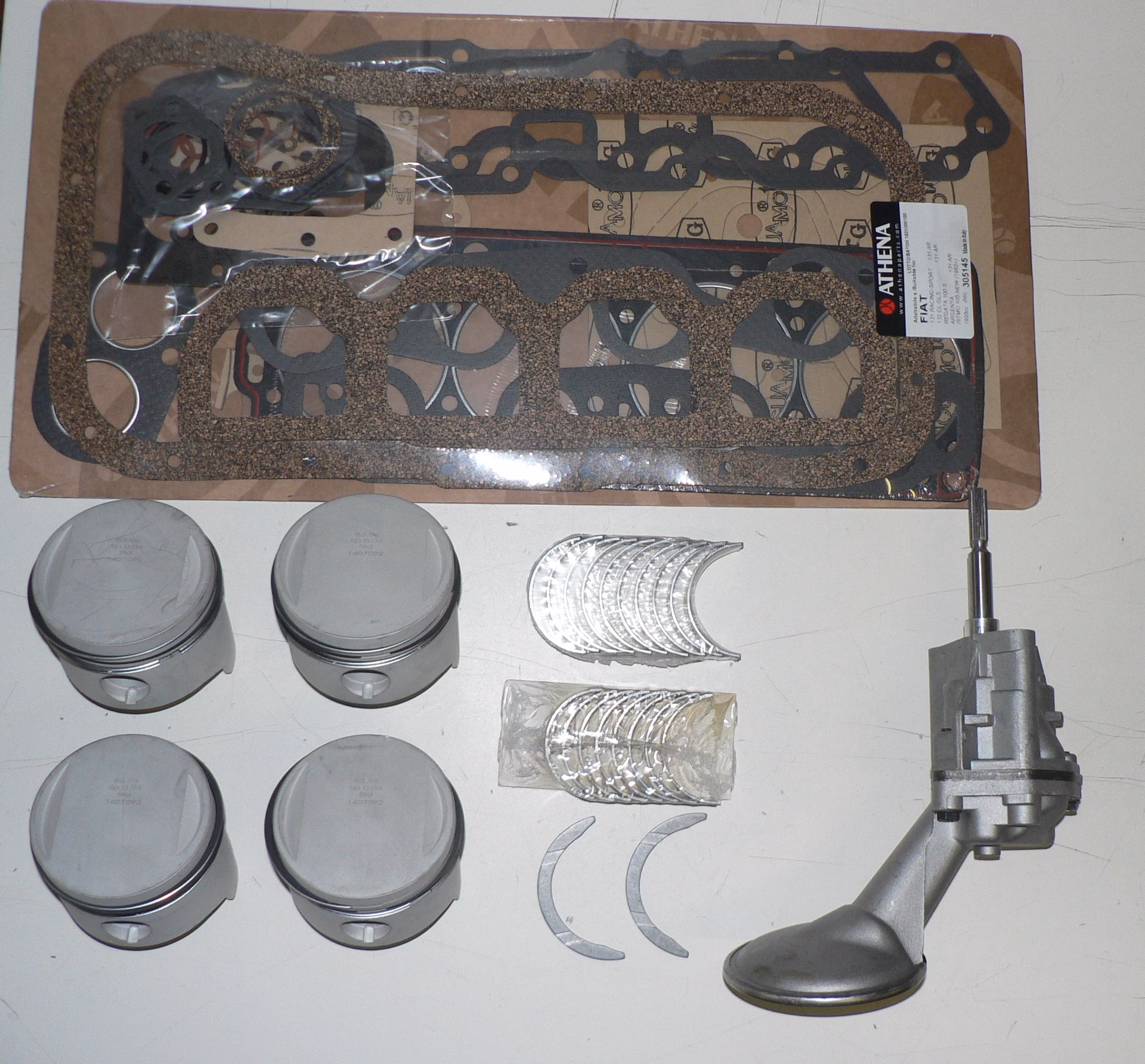 What kind of engine does a Fiat 124 have?