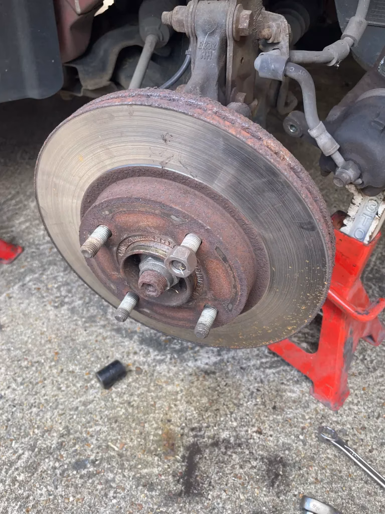 Why does my Fiesta have a soft spongy brake pedal?