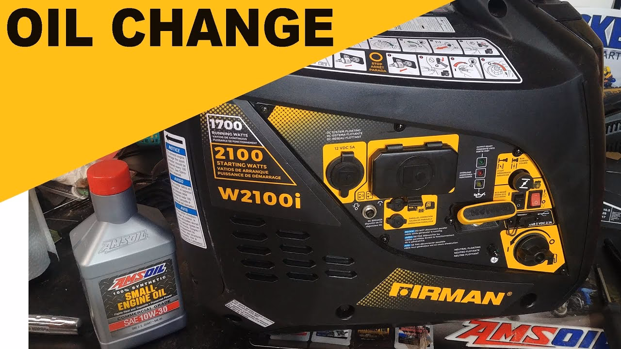 How to add oil to the Firman P03617 generator?