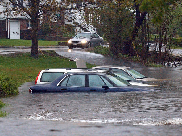 What should I do if my car gets flooded?