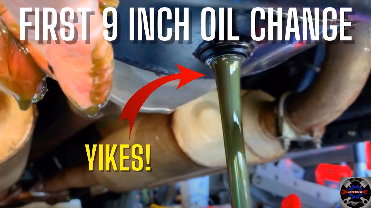 How do you fill a 9 inch engine oil tank?