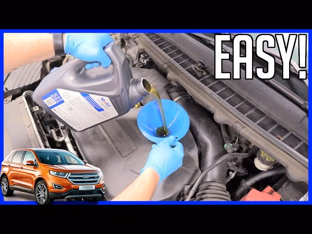 How to change engine oil in 2020 Ford Edge SEL?