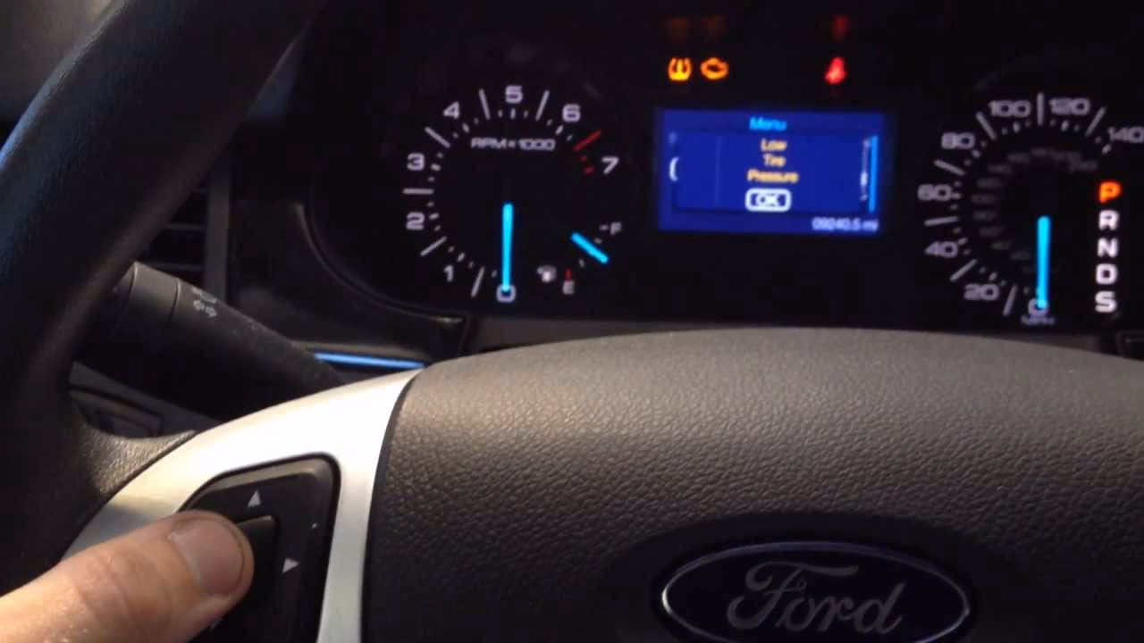 How do I Reset my Ford Escape oil change light?