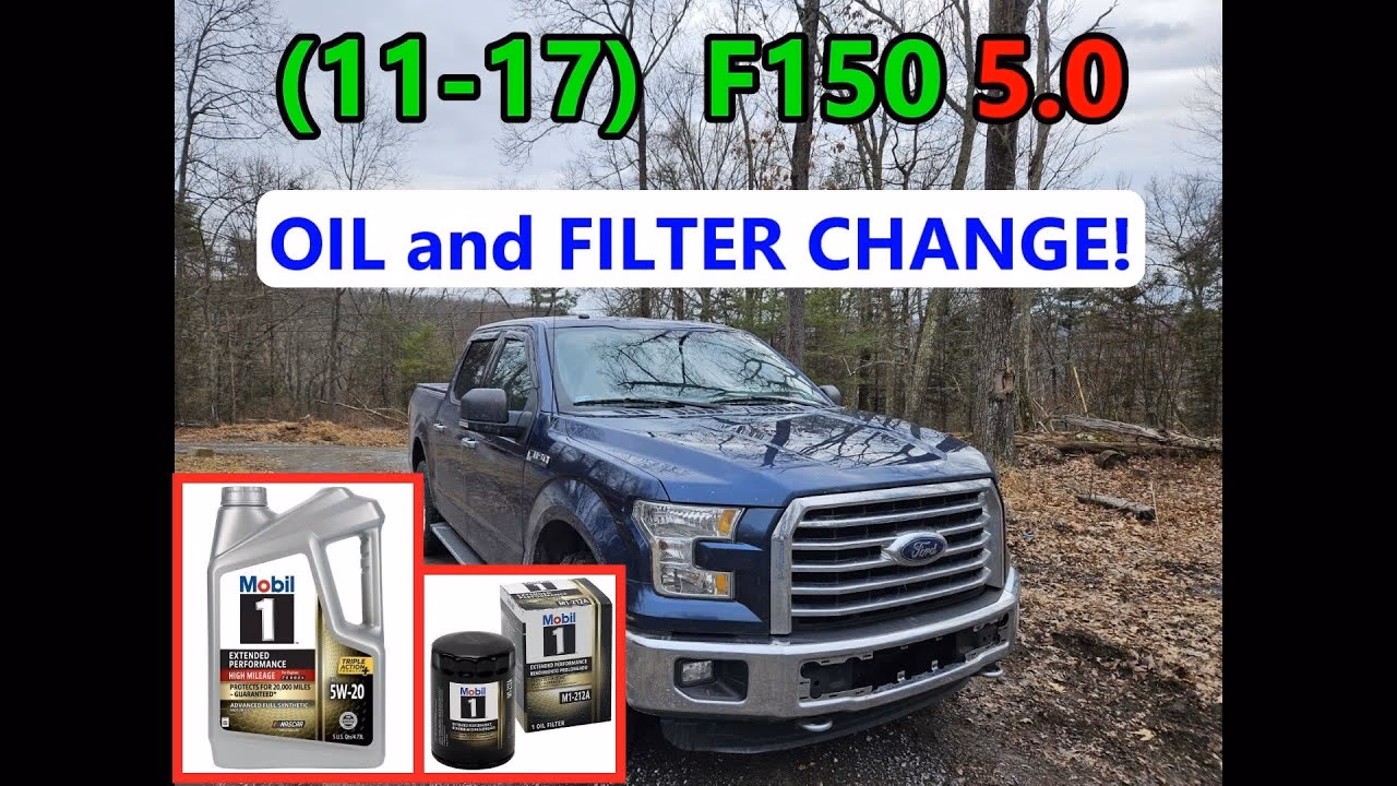 How do you remove oil from a Ford F150?