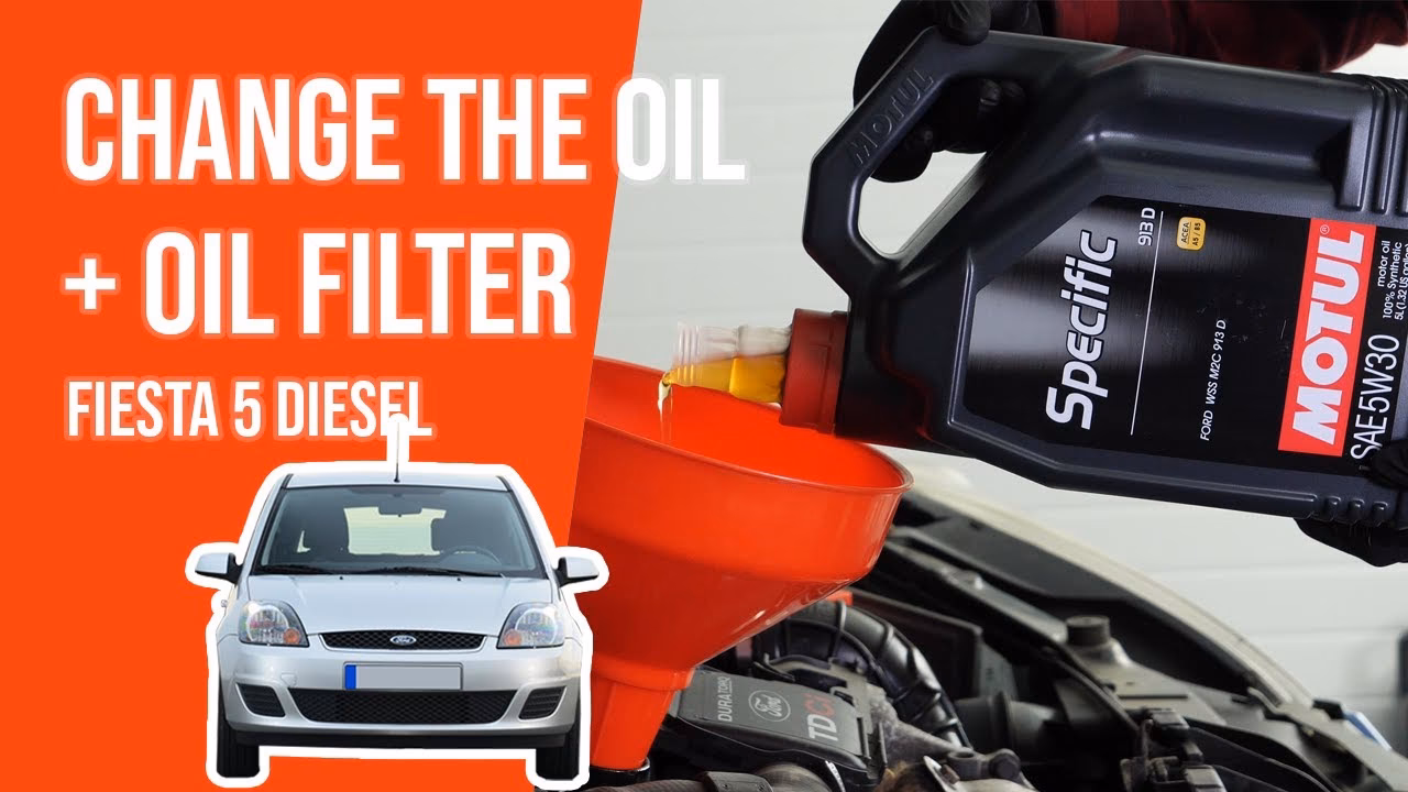 How much oil does the Ford Fiesta MK6 hatchback (ja8 jr8) need?