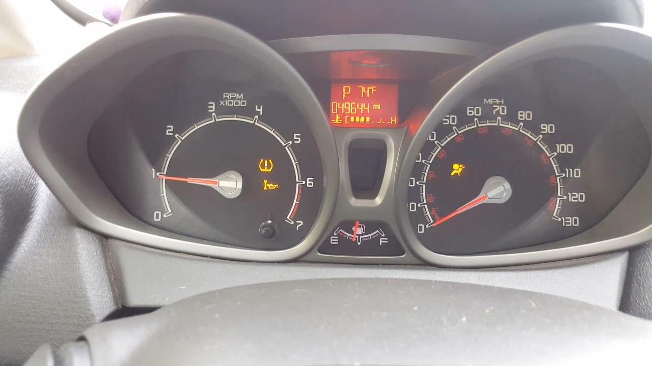 Why does my Ford Fiesta have a service indicator light?