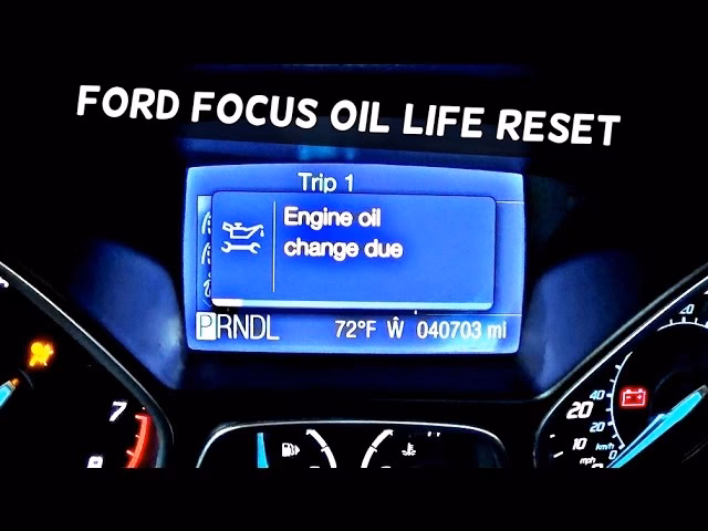 What happens if I Reset my Ford engine without oil change?