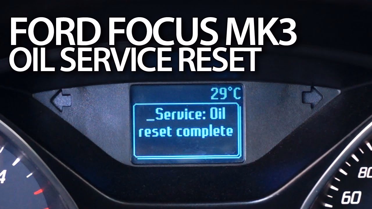 How do I Reset my Ford Focus Oil service light?