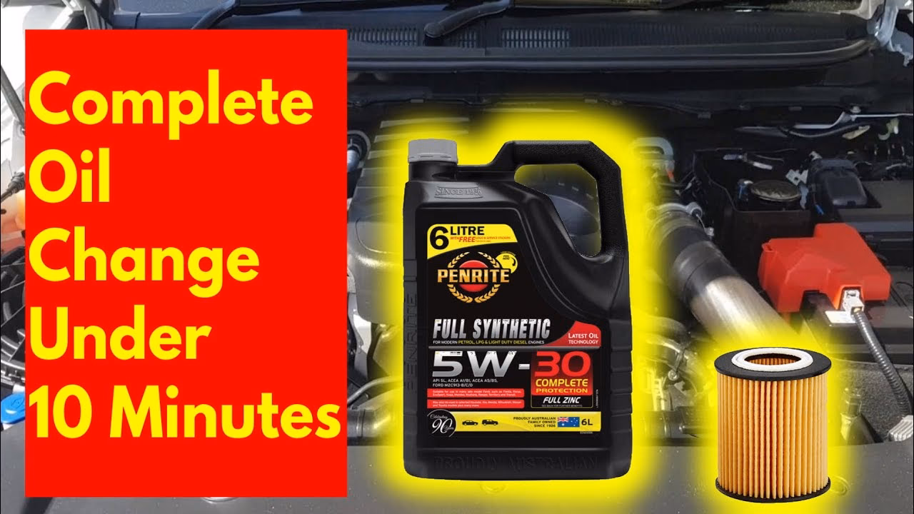 How do you change engine oil & filter?