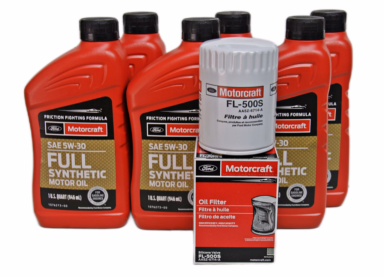 How do I find the recommended oil & oil filter?