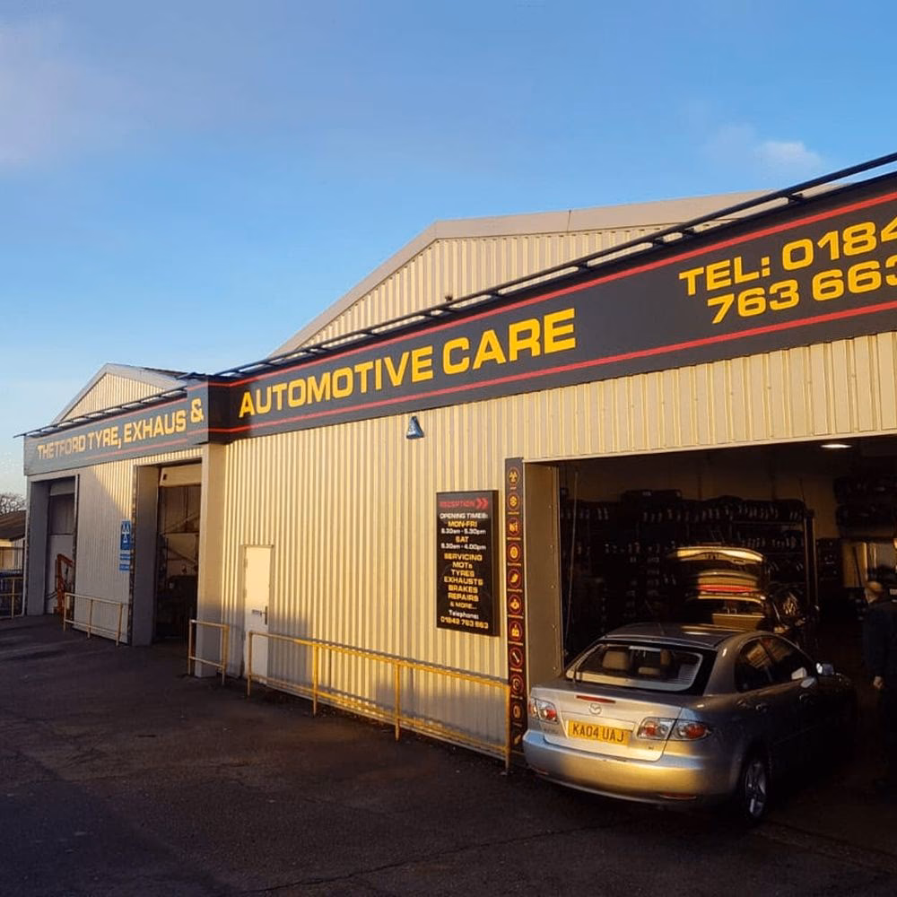 Where can I find a professional MOT or service centre in Thetford?