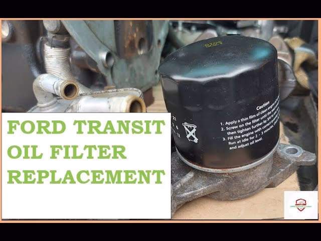 How to get water out of fuel filter on Ford Transit?