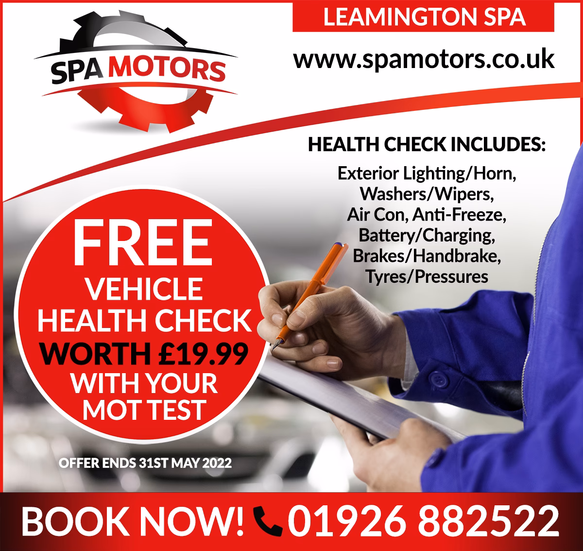 How do I book my Car's Mot?