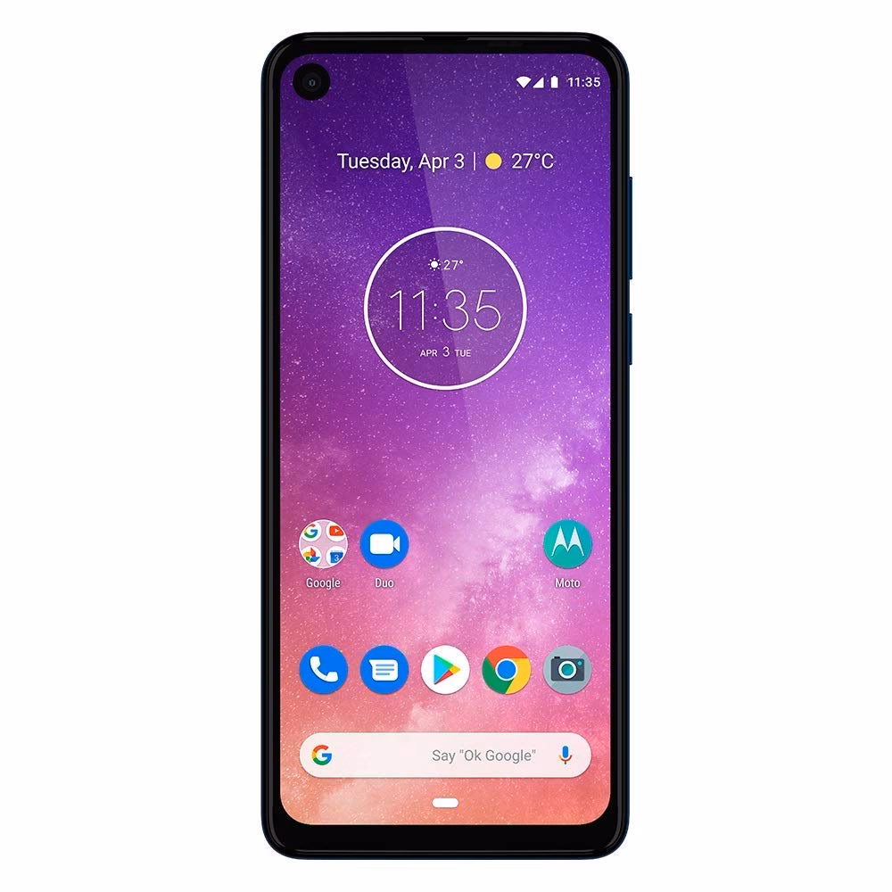 What is the battery capacity of Motorola One Vision?