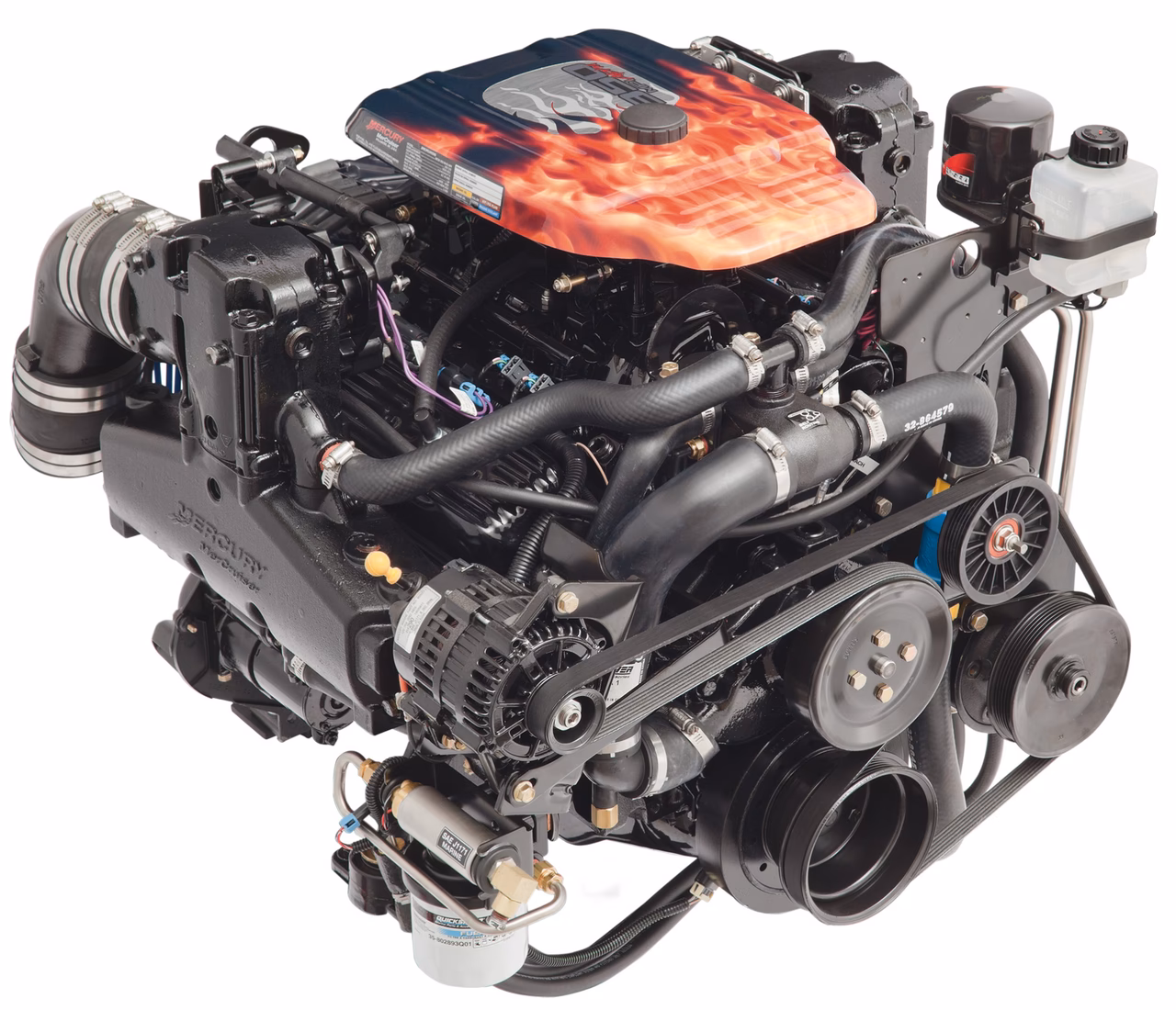 What octane fuel does a MerCruiser sterndrive use?