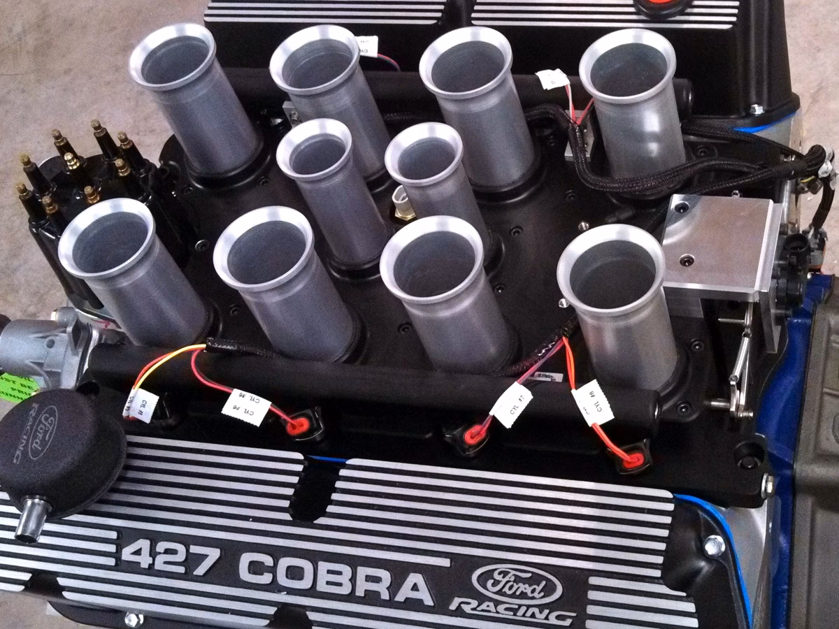 What is a custom-built intake manifold?