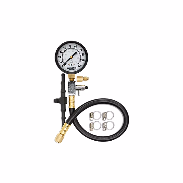 What is a pressure gauge test kit?