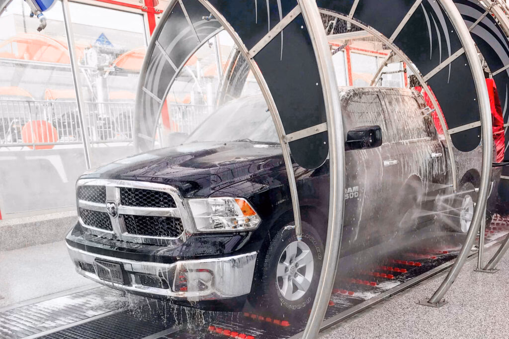 What is a no touch car wash?