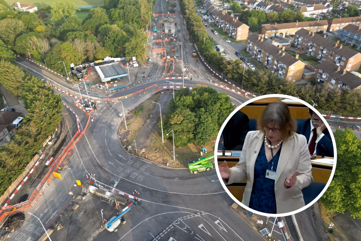 When will the Gallows Corner roundabout be closed?