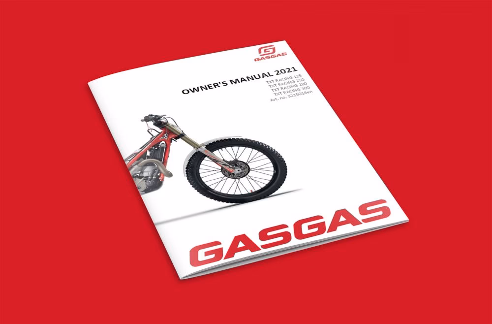 How many gas gas TXT racing 300 manuals are there?