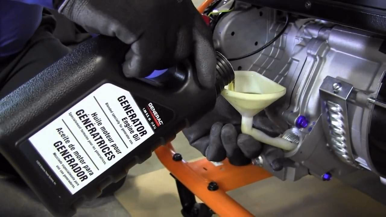 Does the Generac Power Systems 5500xl generator need lubrication?