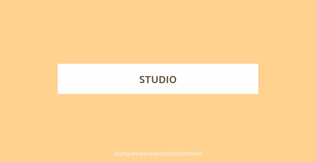Pourquoi travailler en studio ?