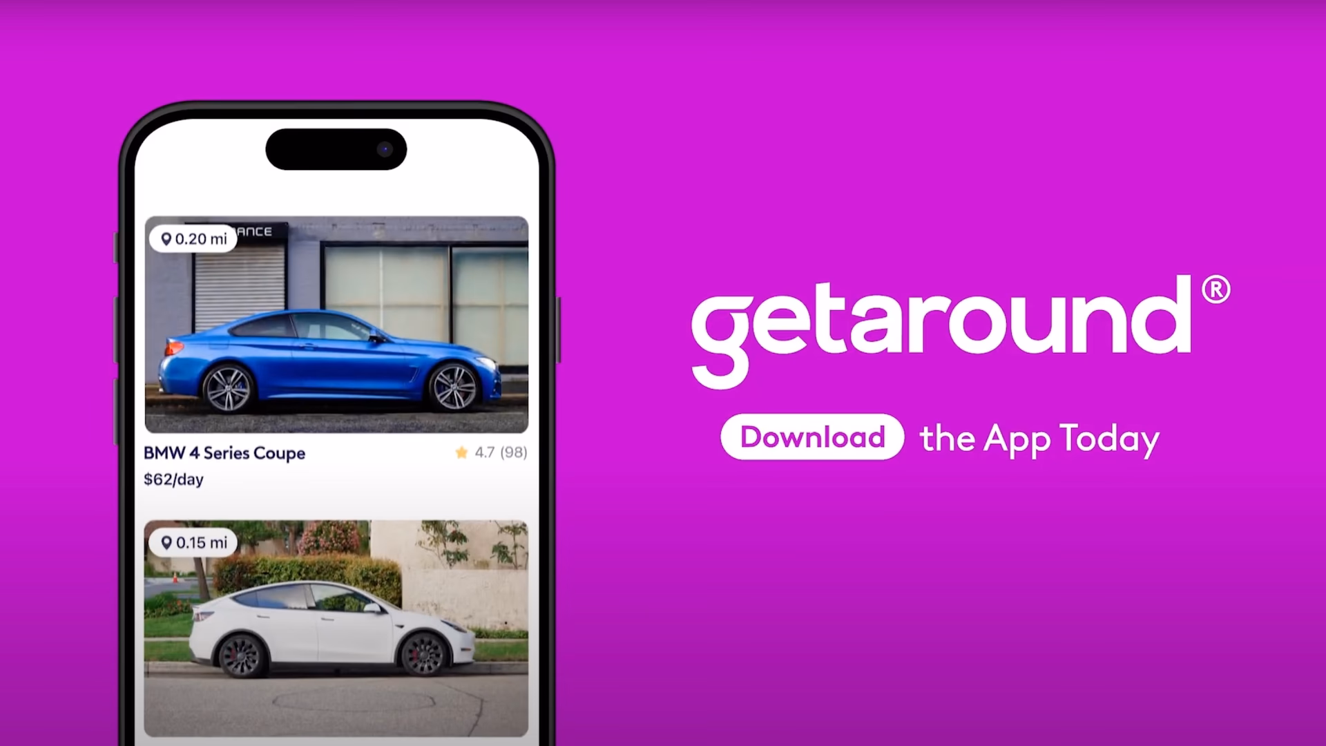 How do I use the car rental app?