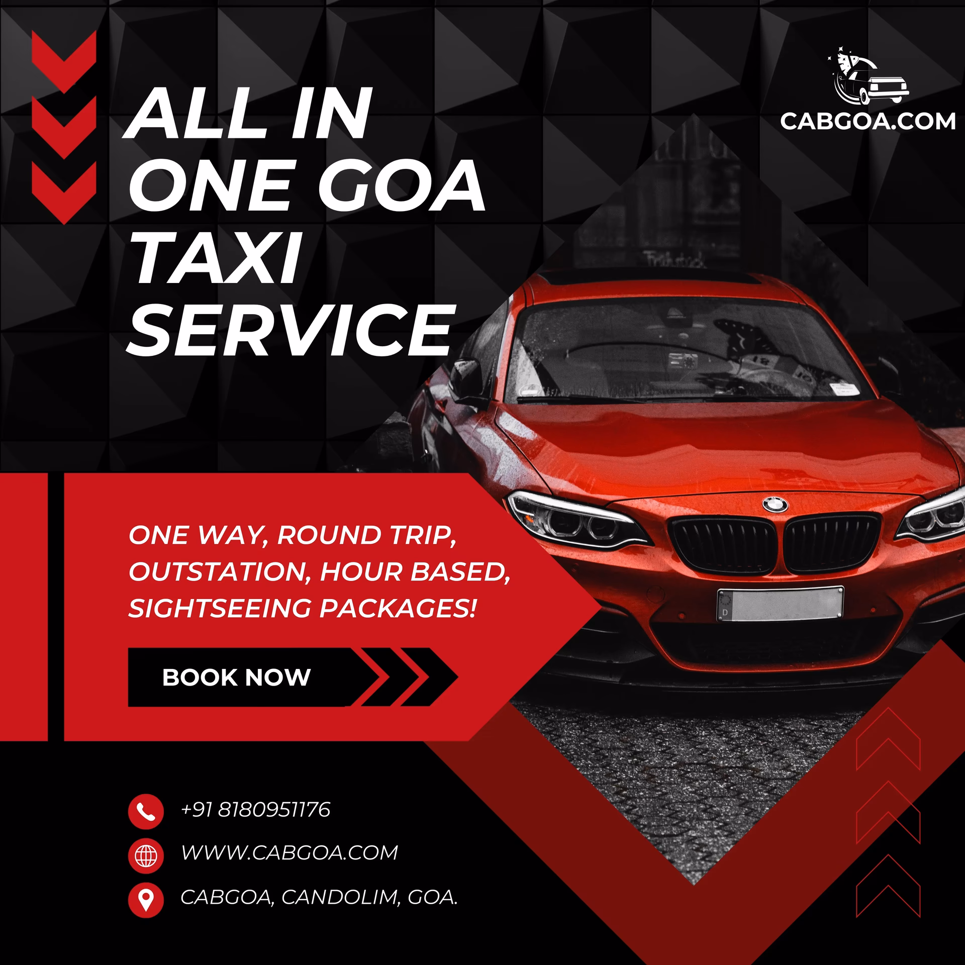 What are the best cab services in Goa?
