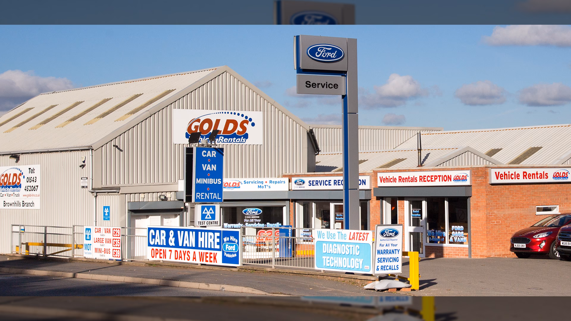 Who is golds garage?