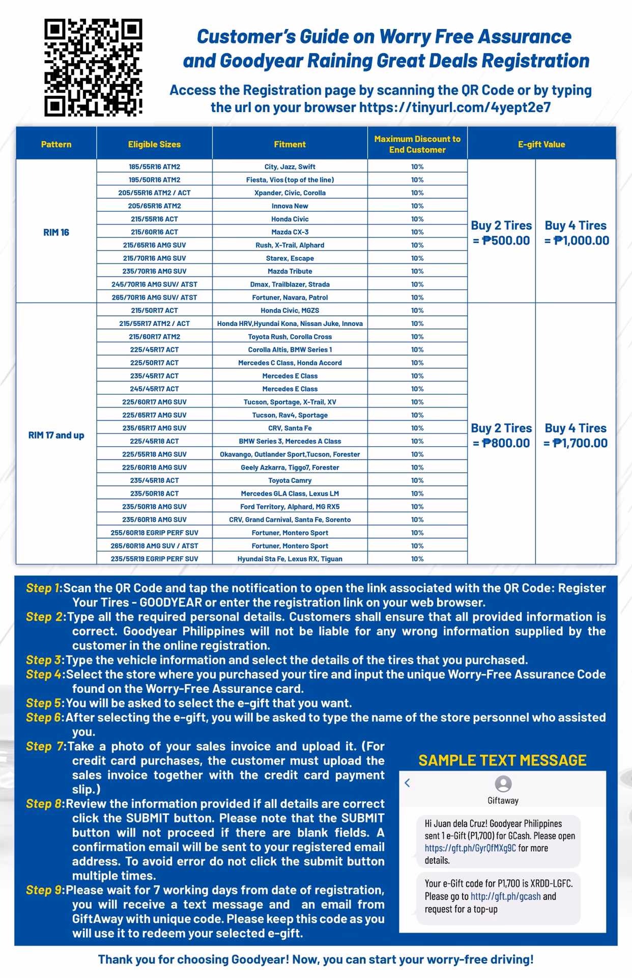 Why should you choose Goodyear Philippines?
