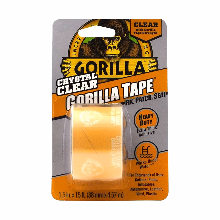 How do you remove Gorilla Tape from a car?