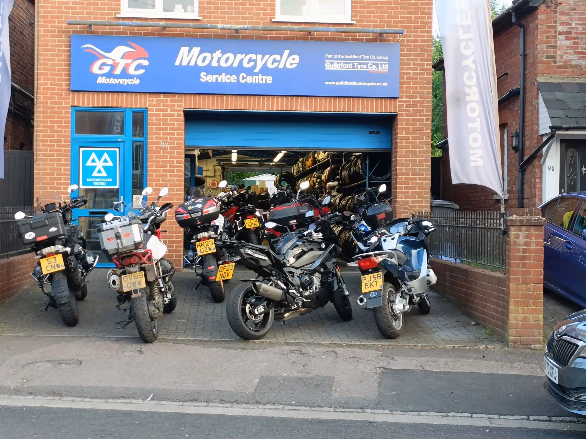 What happens if I pass the MOT test in Guildford?