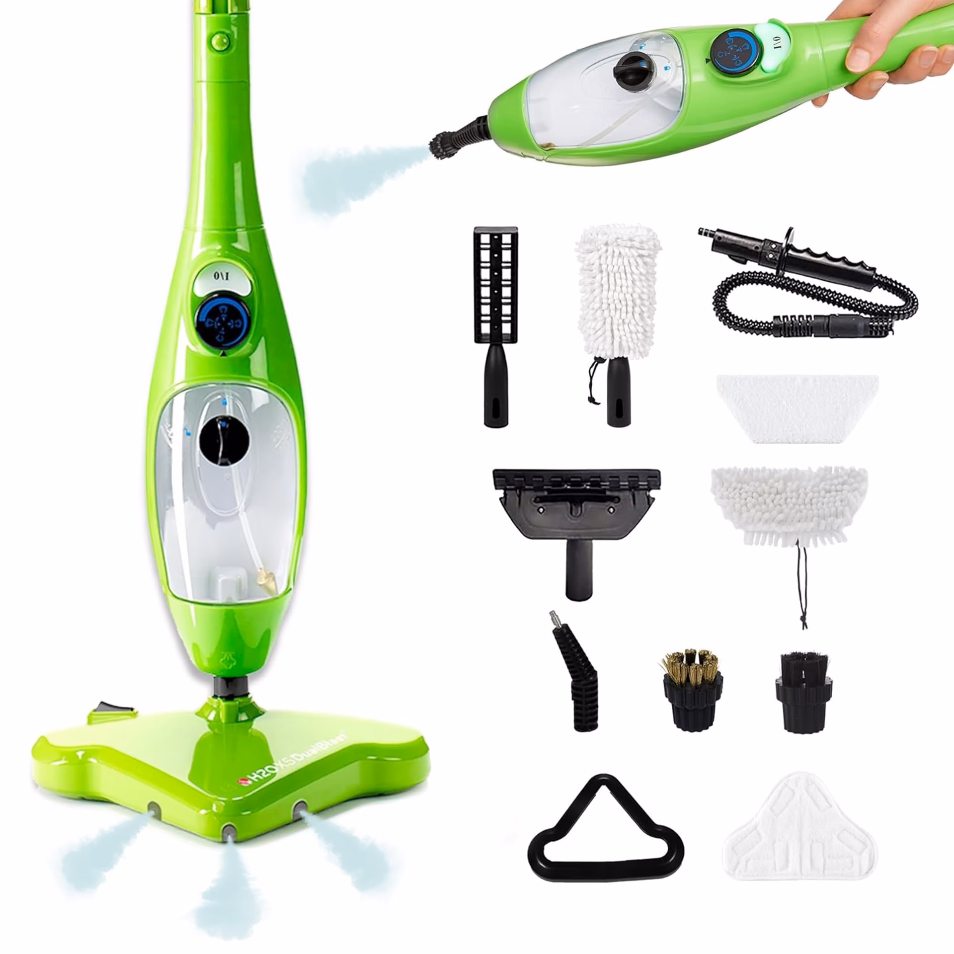 Why is my H2O X5 steam mop not producing steam?