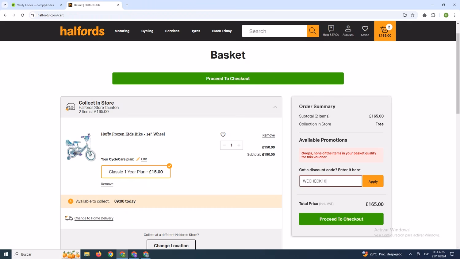 How do I get a 10% discount at Halfords?