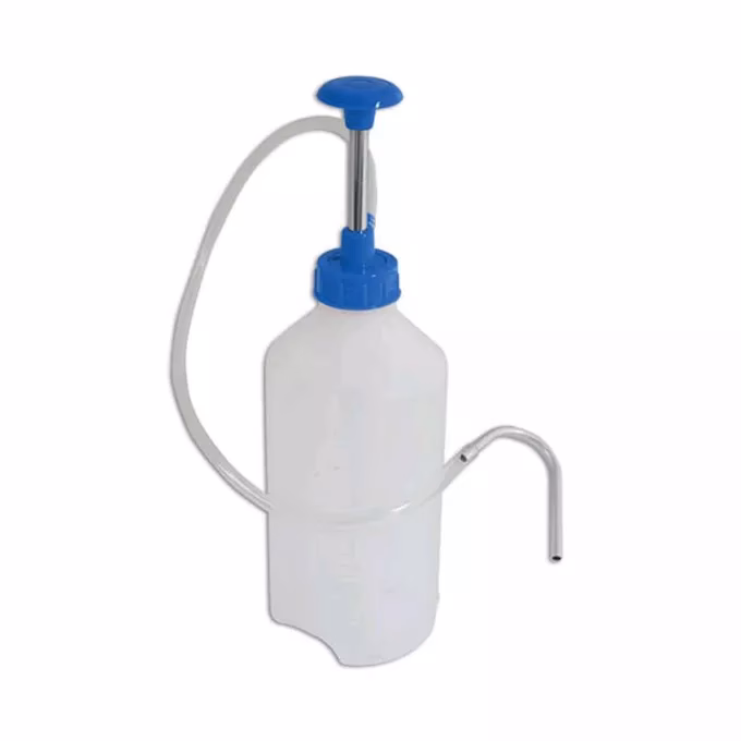 What can I do with a fluid transfer pump?