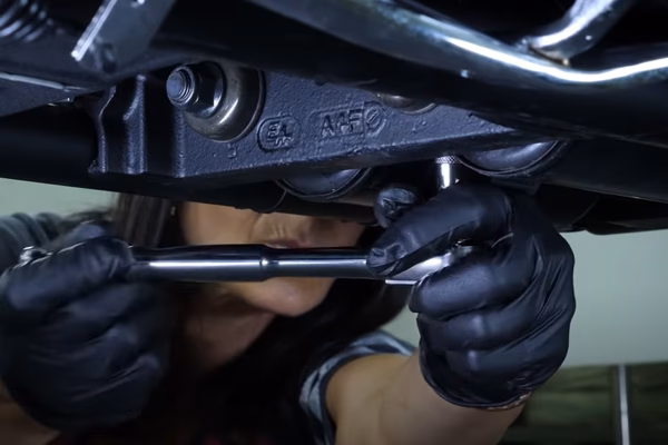 How often should you change transmission oil on a motorcycle?