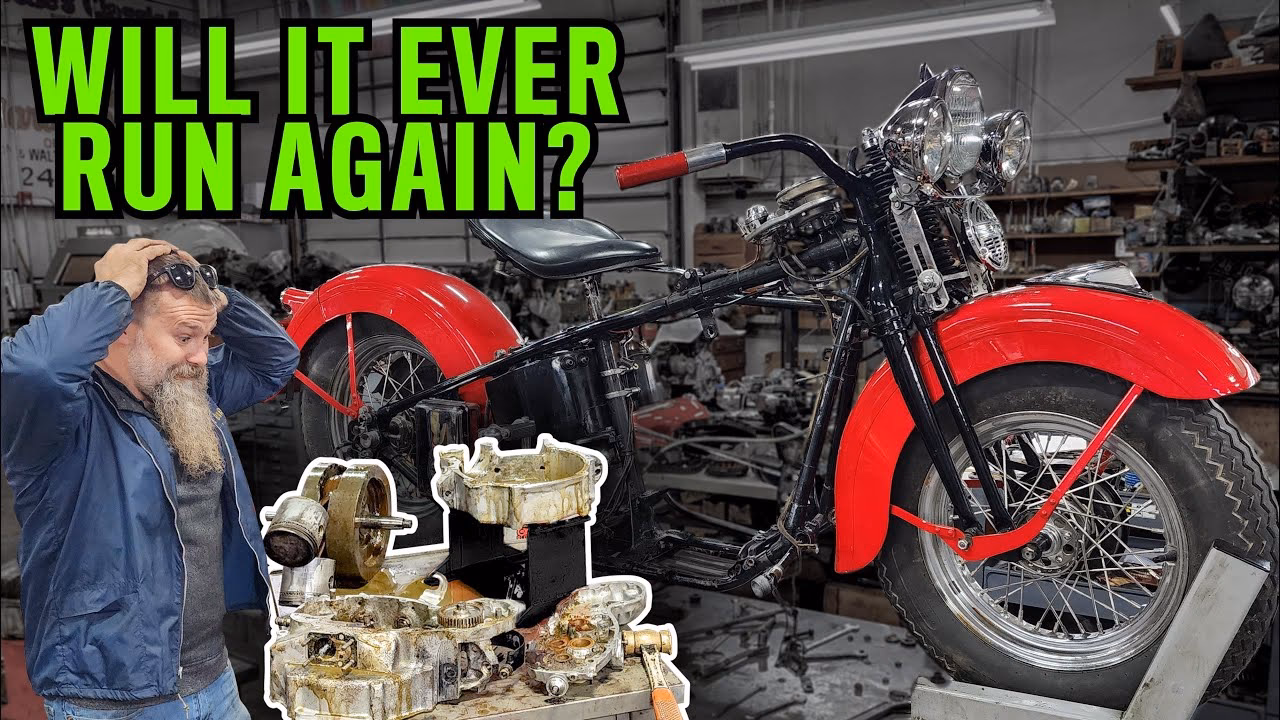 When did Harley Davidson make a flathead engine?