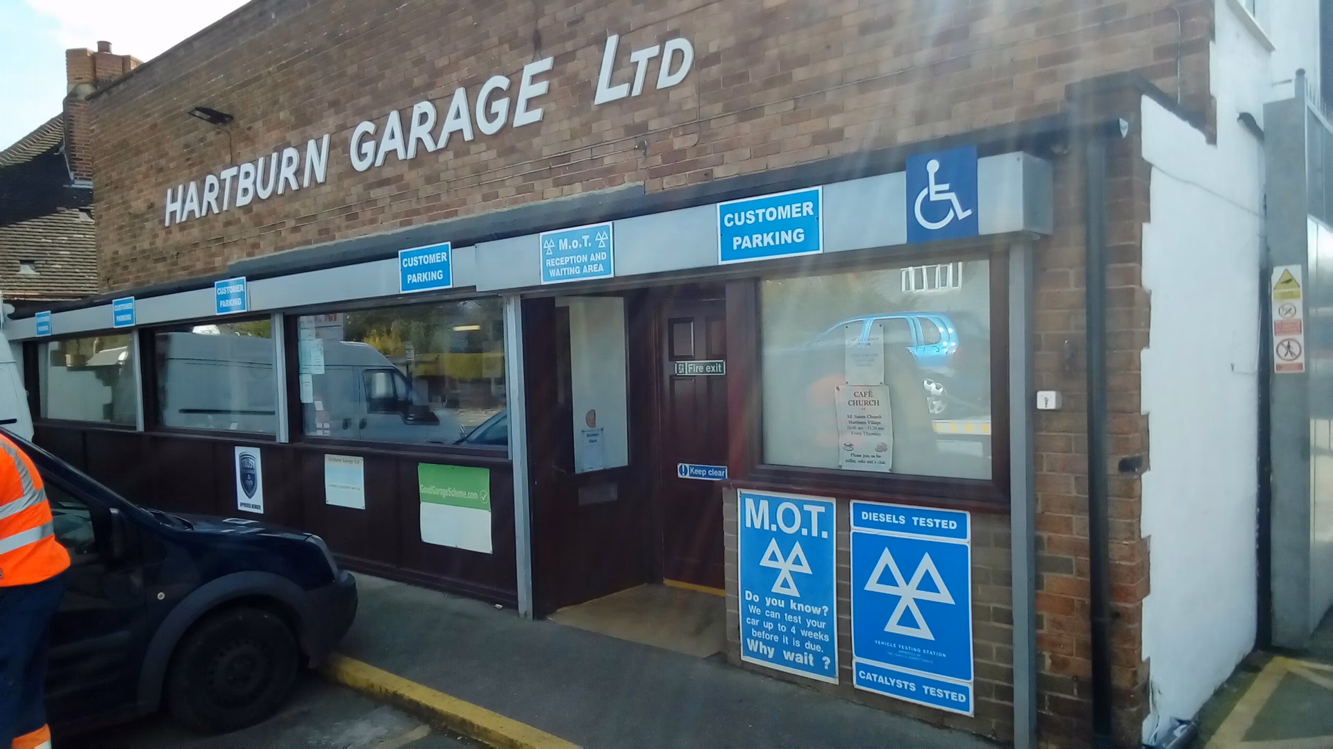 What services does Hartburn garages offer?