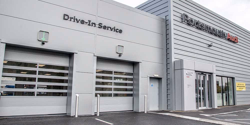 Where is Harwoods Audi located?