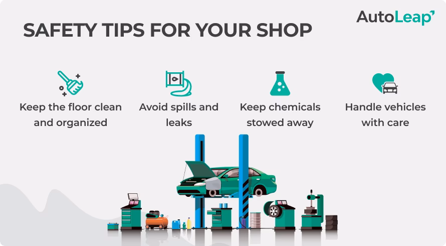 Why is health and safety important in automotive workshops?
