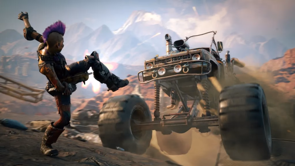 How to repair damage vehicles in Rage 2?