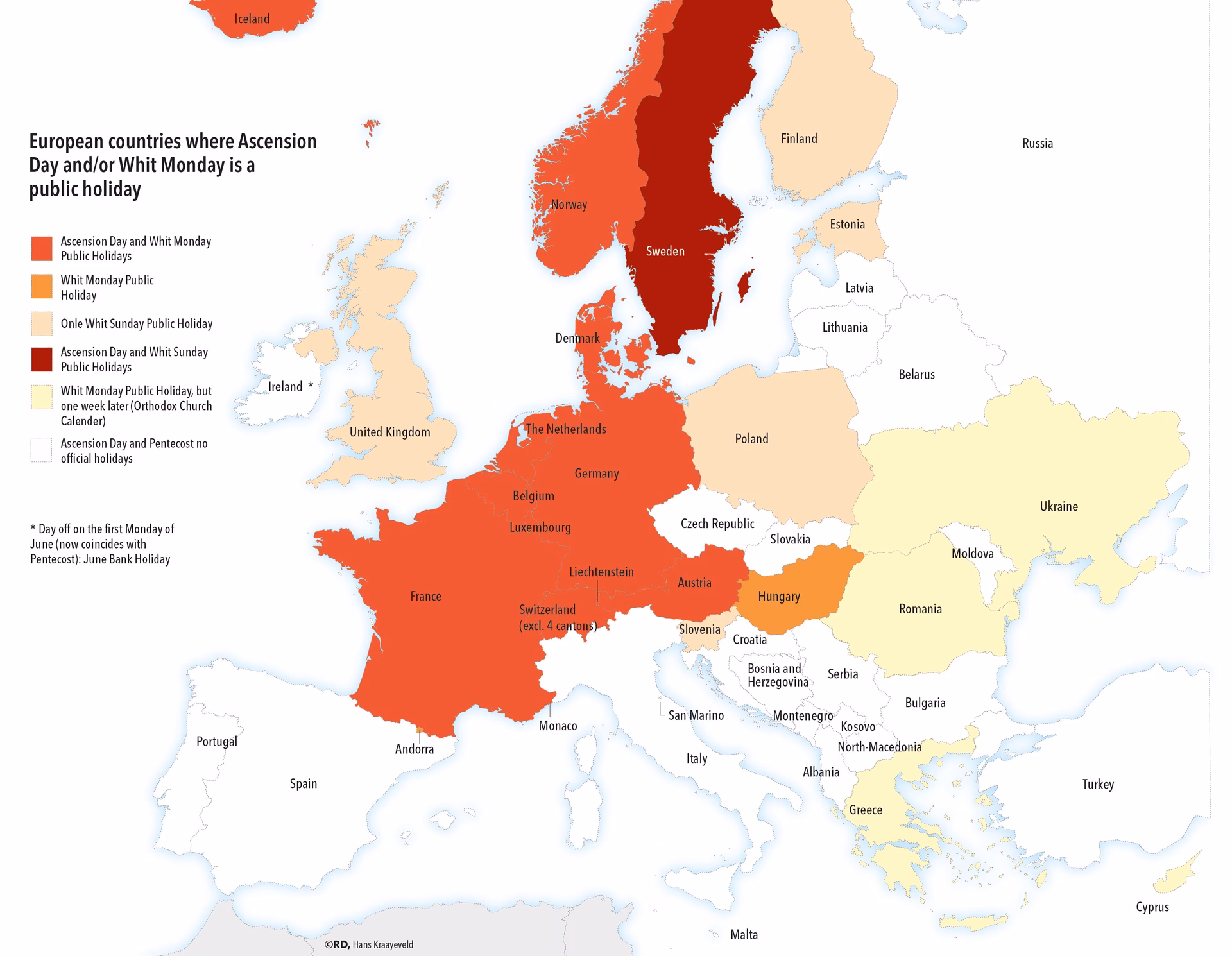 Which are the upcoming EU public holidays?